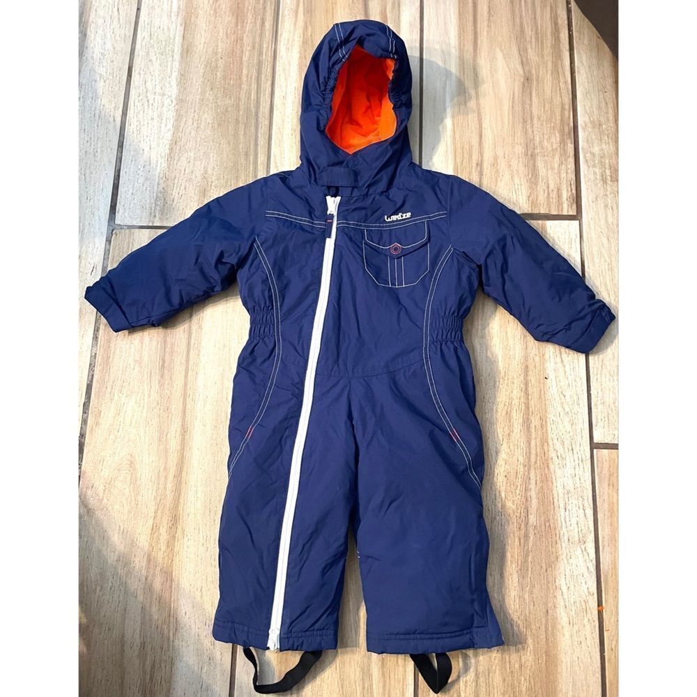 BOYS GIRLS WEDZE SNOWSUIT, LOVELY PADDED WARM SKI SUIT AGE 18 MONTHS
